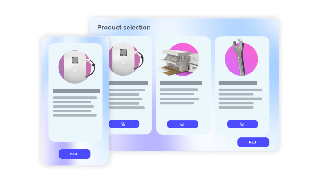 Illustration - Product selection